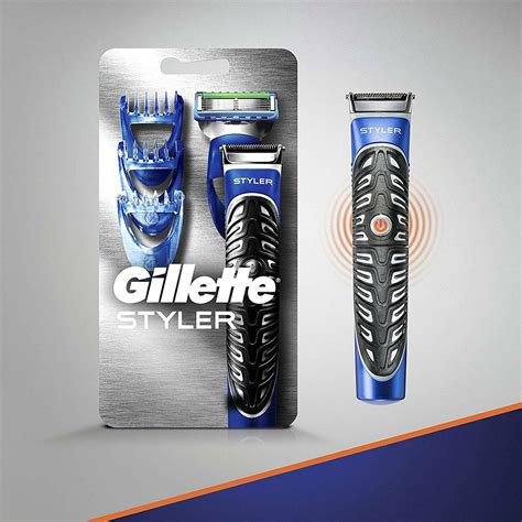 Gillette Fusion 3 in1 Shaving Razor, Edging Blade Proglide Styler Beard ...