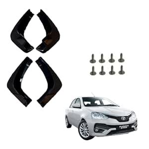 Box Type Car Mud Flap Tyre Flap for Toyota ETIOS Type Custom Front and ...