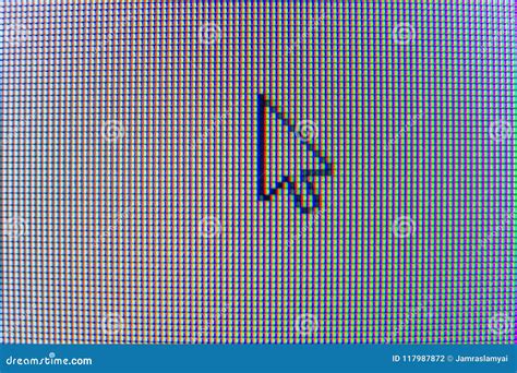 Abstract Background Texture of Led Screen Dot-matrix Display and ...