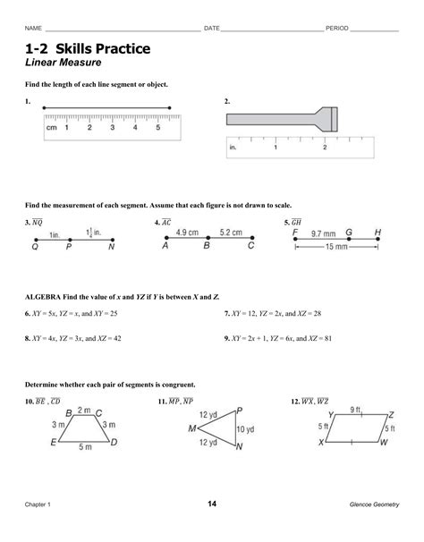 Linear Measurement Worksheets