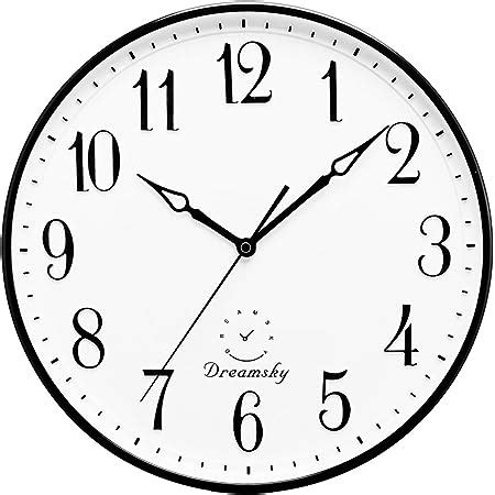 Buy The Ultimate Wall Clock - Silent, Analog, Battery Operated, Easy to ...