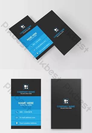 Vertical Business Card Design 的图像结果