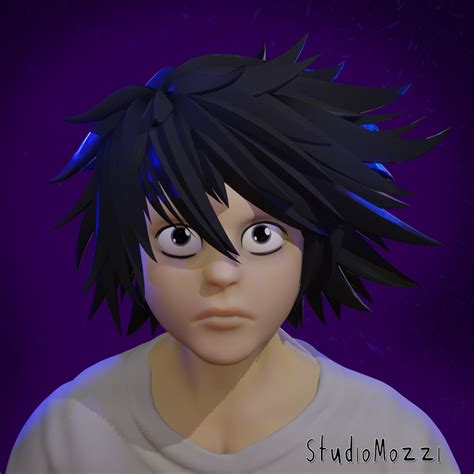 L Death Note Face