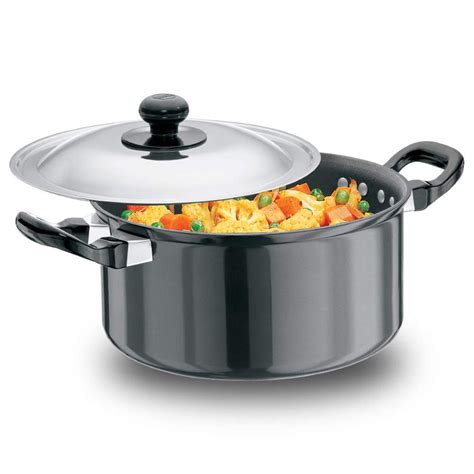 Futura Nonstick Cook n Serve Stewpot With Lid By Hawkins – New Variety ...