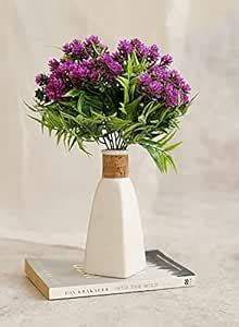 Buy SATYAM KRAFT 2 Pcs Artificial Small Fake Flowers Sticks Bunch ...