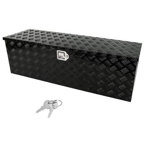 Buy EASYBERG48 Inch Black Amulinum Tool Box for Pickup Truck Bed RV ...