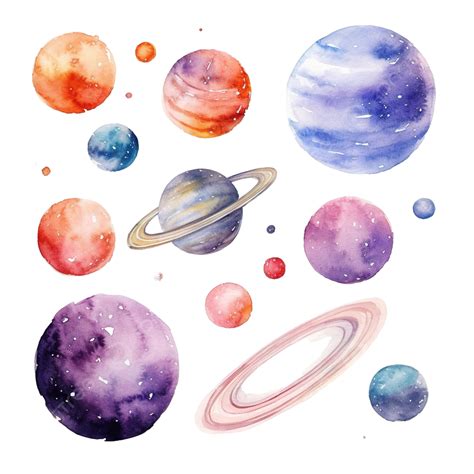Watercolor Galaxy Clip Art Element Space, Watercolor, Space, Element ...