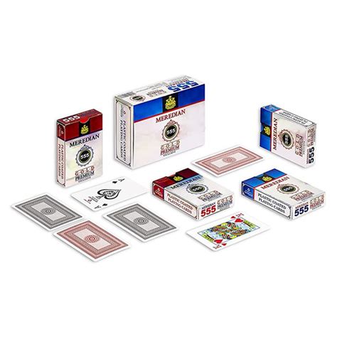 Meredian 555 Gold Premium Bridge Size Paper Playing Cards | Art of Cards