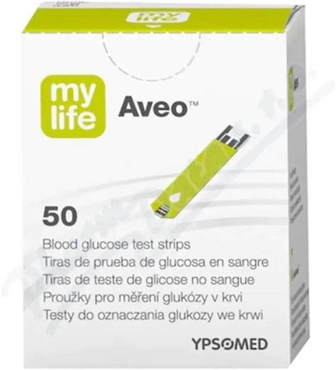 Ypsomed Mylife Aveo 50 Glucometer Test Strips 50 Glucometer Strips ...