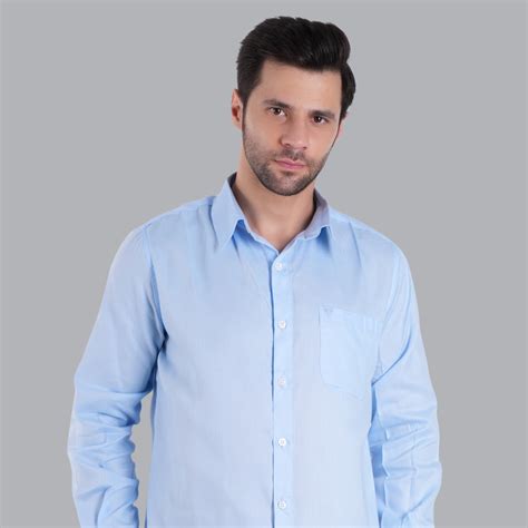 Plain Solid Full Sleeve Sky