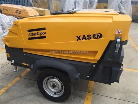 Atlas Copco Medium Compressor Single axle, Oil-injected, Rotary Screw ...