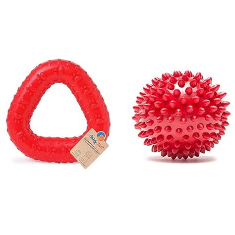 Goofy Tails Chew Toy Combo (Spike Ball + Trio Ring) – GoofyTails