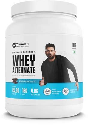 YouWeFit Whey Alternate | 24g Protein, 6g BCAAs | 3p Tested for Full ...