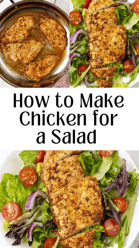 Easy Seasoned Chicken for Salads