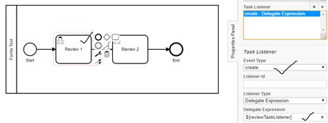 Image result for Service Task Listener Camunda Modeler