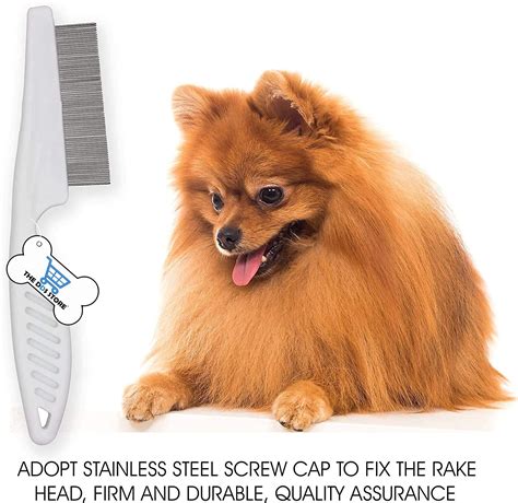 THE DDS STORE Flea Removal Grooming Comb for Cats, Dogs, Rabbits ...