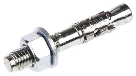 56139 Rawl Fixings | Rawl Fixings Steel Wall Plug M12, fixing hole ...