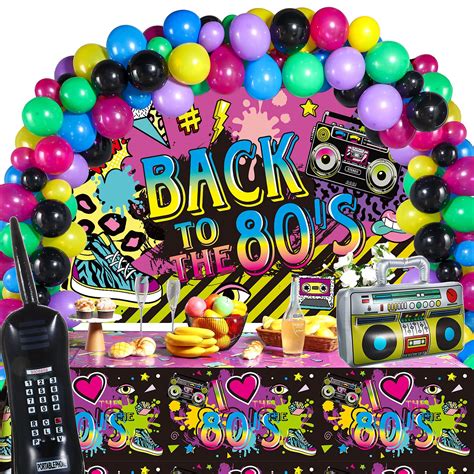 Buy 80s 90s 50s Party Decorations 80's 90's 50's Party Bundle Includes ...