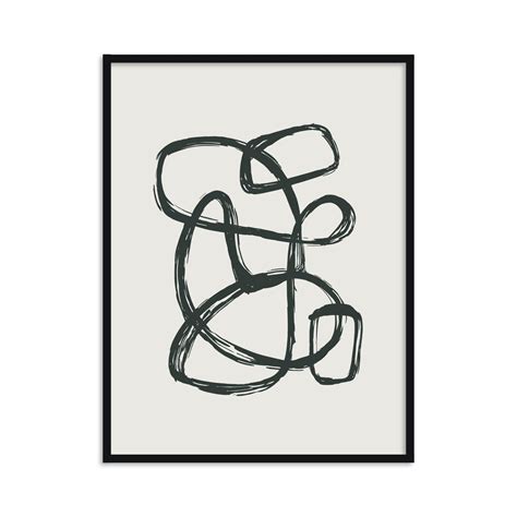 Abstract Painting Framed Wall Art for Living Room Bedroom and Home ...