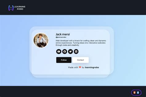 Image result for Profile Using HTML