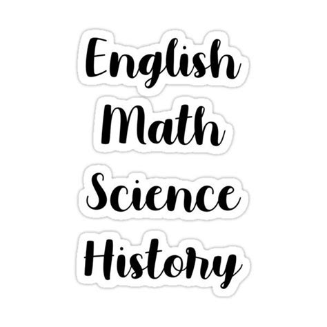 Image result for Subject Sticker Design