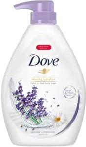 DOVE Relaxing Body Wash Pump Calms & Comforts Skin Lavender Oil ...