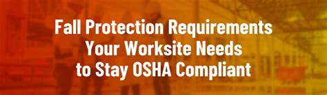 Image result for Fall Protection Fact Sheet From OSHA