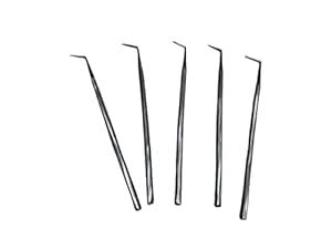 Buy DENTAL TOOL Indian Straight Probe (Set Of 5pcs) Online at Low ...