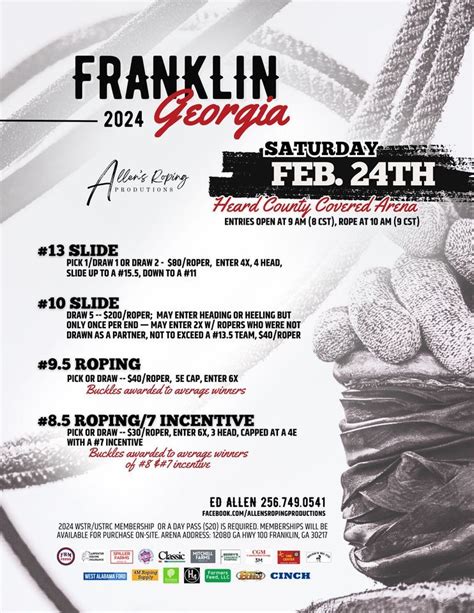 Franklin GA Roping, Heard County Arena, Franklin, 24 February 2024 ...
