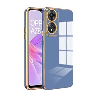 KARWAN®️ Luxury 6D Chrome Back Cover Case Compatible for Oppo A78 |Slim ...