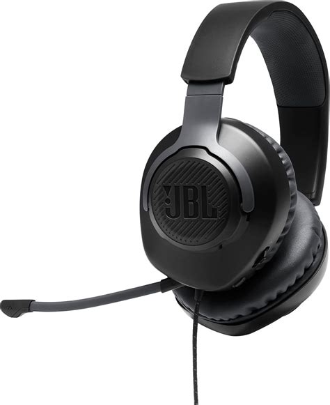 JBL Quantum 100 Wired Over-Ear Gaming Headset with Detachable Mic and 3 ...
