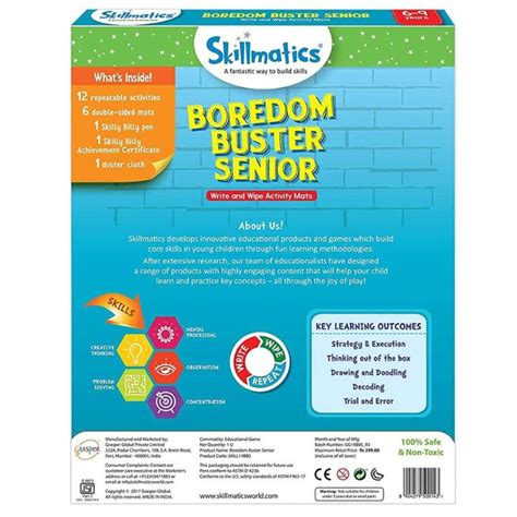 Skillmatics- Educational Game Boredom Buster Senior – Juplay World