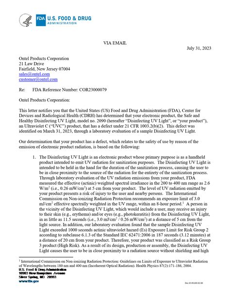 ontel products corp Device Database