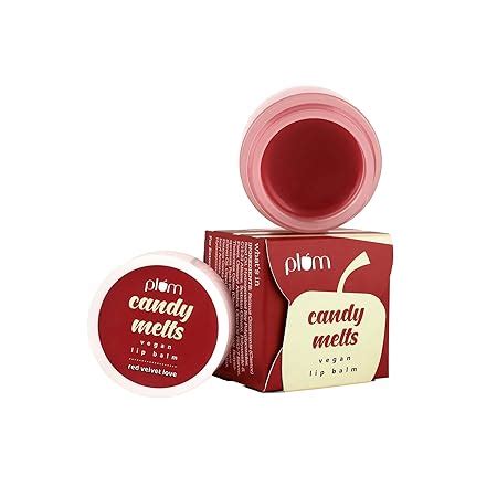 Plum Candy Melts Vegan Lip Balm | Red Velvet Love | Intense ...