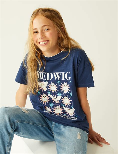 Buy Harry Potter™ Pure Cotton T-Shirt (6-16 Yrs) at Marks & Spencer