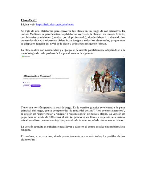 Image result for Class Craft Overview