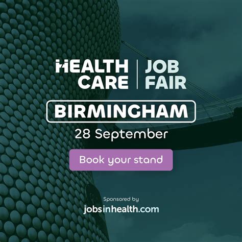 Healthcare Job Fair on LinkedIn: Healthcare Job Fair - Birmingham, England - September 2024