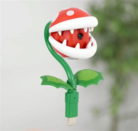This Piranha Plant camera for the Switch 2 shuts its mouth for privacy ...