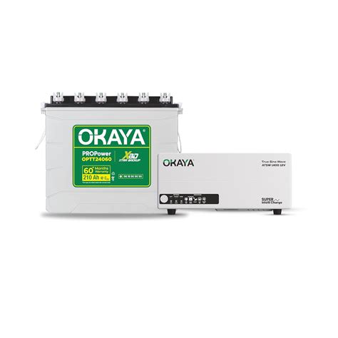 Okaya Inverter with Battery Combo for Home,Office & Shops|ATSW 1400 12V ...