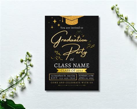 Image result for Invitation Card Sample for Graduation