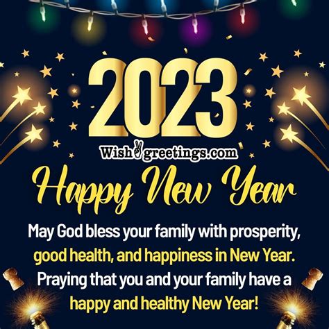New Year Blessings Wishes