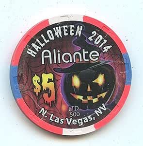 $5 Aliante Station Casino Halloween 2014 Uncirculated Las Vegas Nevada ...
