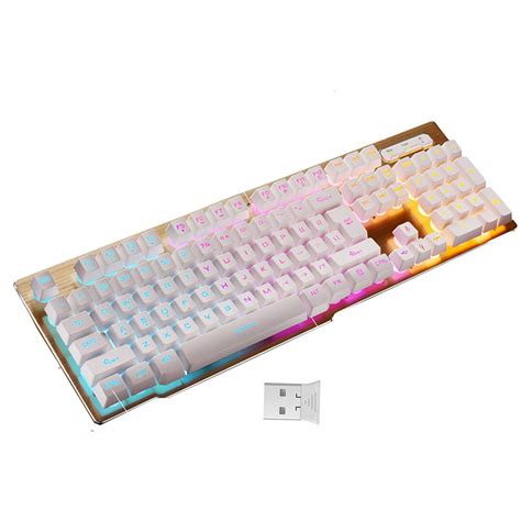 Wireless Computer Keyboard with Lighted Keys 的图像结果