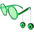 Wanna Party Green Disco Ball Shades, Hanging Disco Ball Glasses for ...