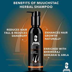 Buy Muuchstac Anti-Dandruff & Anti-Hairfall Shampoo Enriched With Aloe ...