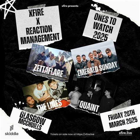 xfire X Reaction Management - Ones to watch 2025, McChuills, Glasgow ...