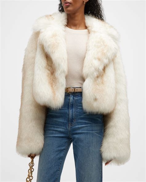 STAND Melina Faux Shearling Jacket | Neiman Marcus