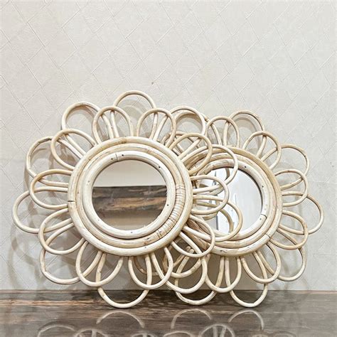 Daisy Rattan Mirror – Staple East