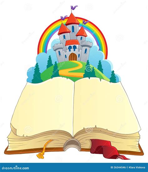 Fairy Tale Book Theme Image 1 Stock Vector - Illustration of fantasy ...