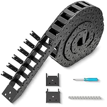 39.3 inch Carrier Drag Chain Cable Wire R18 10x15mm (Inn H x W) Plastic ...